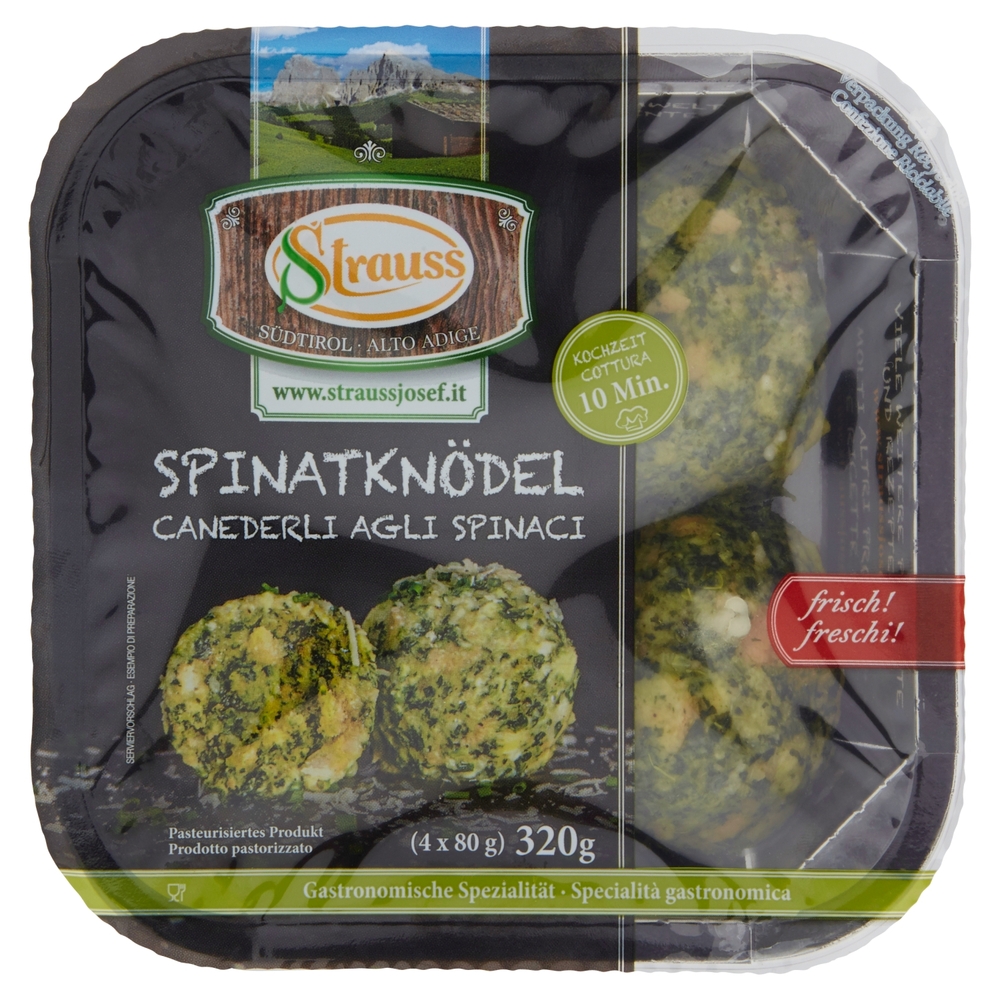 Strauss Canederli agli Spinaci 4 x 80 g